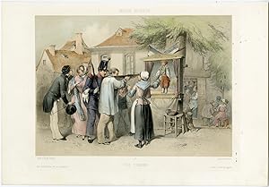 Antique Print-JESTER-FAIR-SHOOTING-Teicheil-c.1830