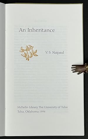An INHERITANCE.; McFarlin Library Keepsake 20