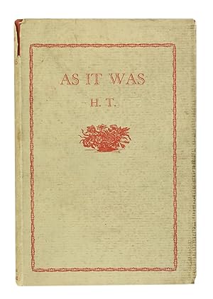 As it Was.