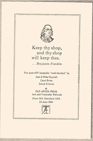 Old Afton Press (8 Sheets)
