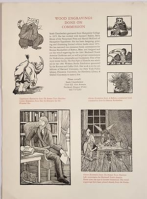 Wood Engravings Done on Commission (First Edition)