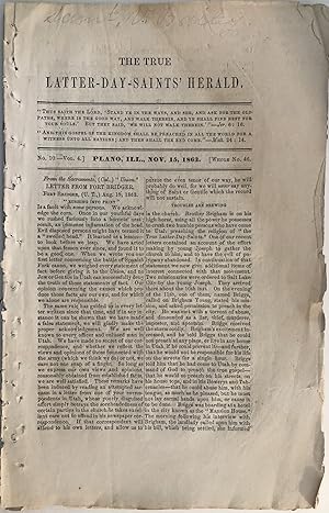 [RLDS] True Latter-Day Saints' Herald, Nov. 15, 1863, No. 10, Vol. 4, Whole No. 46