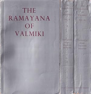 The Ramayana of Valmiki.