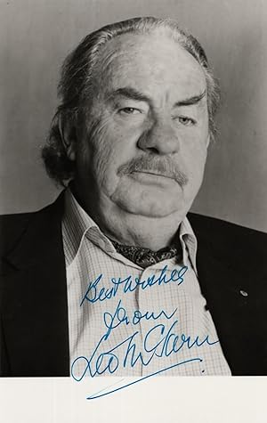 Leo McKern Rumpole Of The Bailey The Prisoner Hand Signed Photo