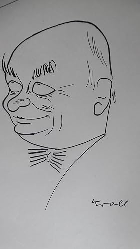 Julius Kroll - Per Albin Hansson - Original drawing