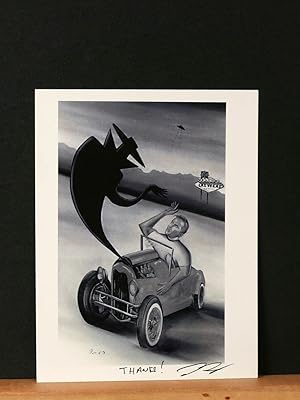 Postcards: By the artist in black/white