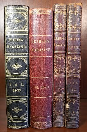 Graham's Magazine Lot Multiple Volumes