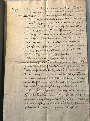 Manuscript legal 1721 | Manuscript by Willem Six and Anthony van Styrum with date 3 may 1721 rega...