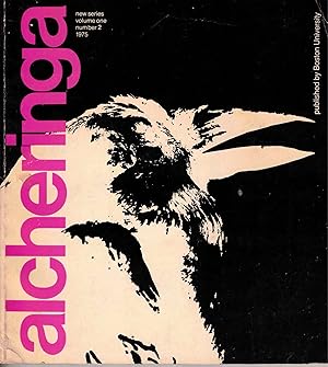 Alcheringa volume one number 2 1975