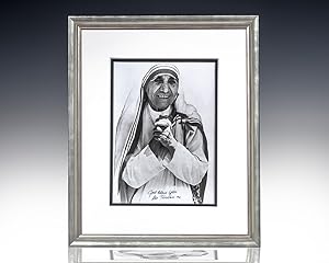 Mother Teresa Signed Photograph.
