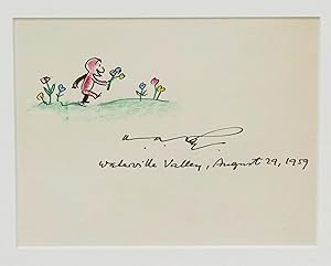 H.A REY~ "CURIOUS GEORGE " ORIGINAL WATERCOLOR AND INK DRAWING