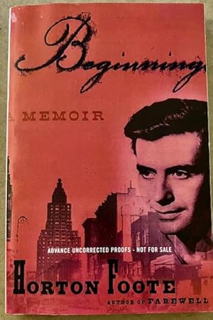 Beginnings, A Memoir