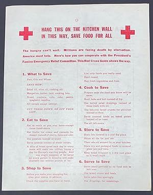 Hang this on the kitchen wall. In this way, save food for all [handbill]