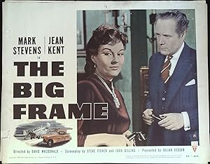 The Big Frame Lobby Card #8 1953 Jean Kent being questioned!