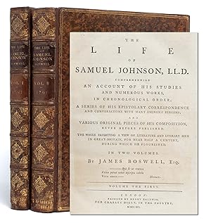 The Life of Samuel Johnson (in 2 vols.) [Bound with] The Principal Corrections and Additions to t...