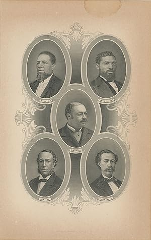 [Engraved Portraits of African-American Members of Congresses.]