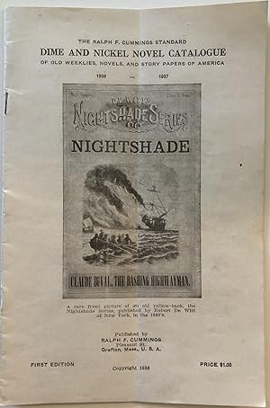 Ralph A. Cummings Standard Dime and Nickel Novel Catalogue of Old Weeklies, Novels, and Story Pap...