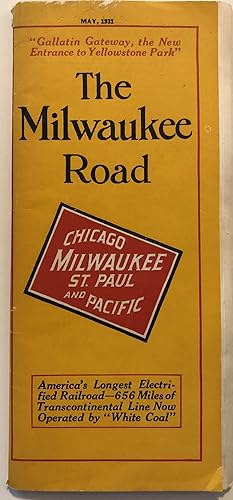 [Yellowstone] Milwaukee Road - Chicago, Milwaukee, St. Paul and Pacific - May, 1931 [cover title]