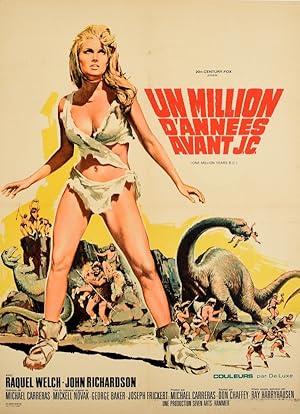 Original Vintage Poster One Million Years BC Raquel Welch John Richardson