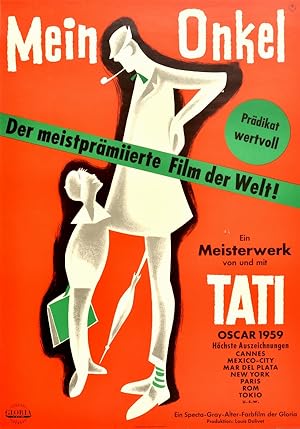 Original Vintage Poster Mon Oncle Tati Mein Onkel Tati