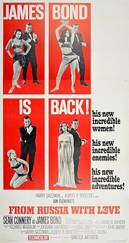 Original Vintage Poster James Bond From Russia With Love (large)