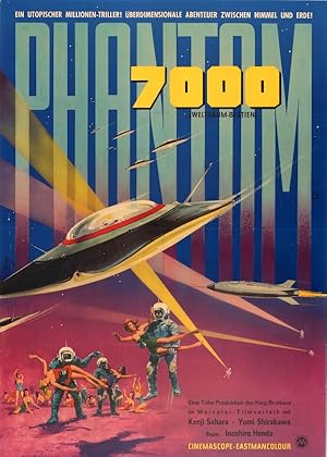 Original Vintage Poster Phantom 7000 SciFi Japan