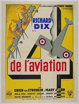Original Vintage Poster The Lost Squadron Richard Dix French Release