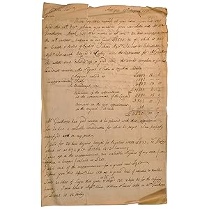 [Antigua] Autograph Letter, Signed, with an Integral Stampless Cover to James Scott of London