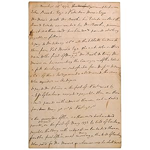 Contract to Sell the Road Plantation in Antigua