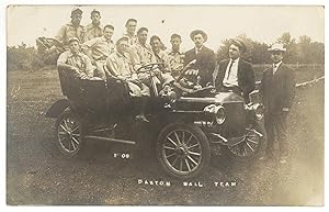 Real Photo Post Card of the Dayton, Iowa Baseball Team