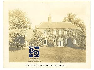 H.G. WELLS ~ THE ''FATHER OF SCIENCE FICTION'' SIGNS A POST-CARD PHOTOGRAPH OF HIS HOME: EASTON G...