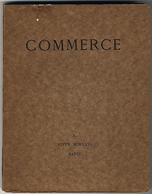 ["Les Temps Passe" contained in]: COMMERCE CAHIERS TRIMESTRIELS PUBLIÈS PAR LES SOINS DE PAUL VAL...
