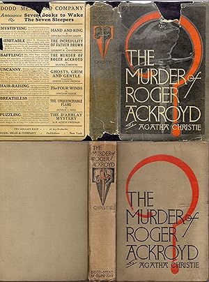 The Murder Of Roger Ackroyd - VERY RARE DODD MEAD 1ST PRINTING HIGH GRADE