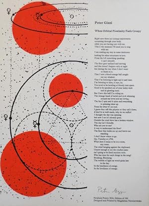 When Orbital Proximity Feels Creepy (Signed Poetry Broadside)