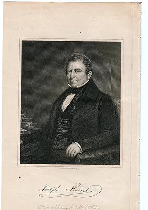 Joseph Hume from a painting by G. P. A. Healy