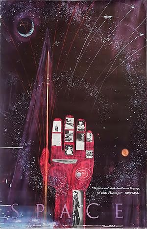 1958 Original American Poster - Space by the National Academy of Science