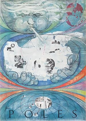 1958 Original American Poster - Poles by the National Academy of Science