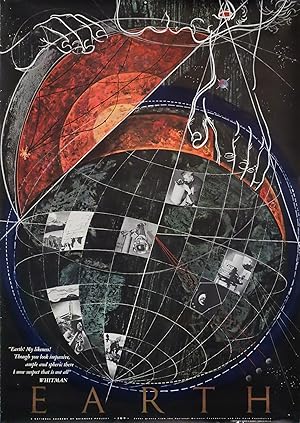 1958 Original American Poster - Earth by the National Academy of Science
