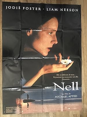 FRENCH Movie Poster -NELL Jodie Foster/ Liam Neeson (Grande 46 x 62 ins)