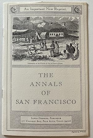 Prospectus for The Annals of San Francisco, a Reprint by Lewis Osborne, Book Publisher