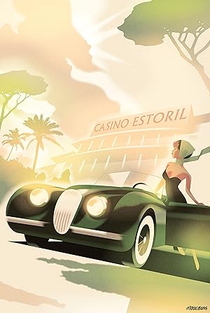 2020 Modern Danish Mads Berg Poster, Estoril Casino