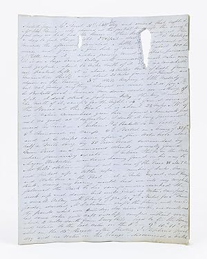 An unrecorded manuscript journal of the first seven weeks of John McDouall Stuart's second explor...