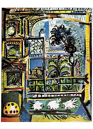 Pablo Picasso The Pigeons Soho Gallery London Painting Postcard