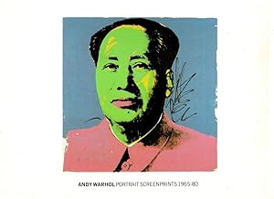 Andy Warhol Portrait Screenprints Rare 1981 Arts Council Postcard