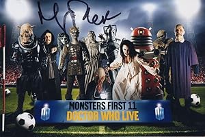 Unidentified Doctor Who First 11 Exhibition Live Hand Signed Photo