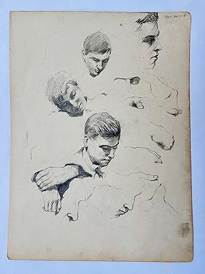 Studies of a Man's Head and of His Hands