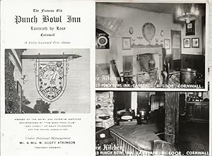 Cornwall. The Famous Old Punch Bowl Inn, Lanreath by Looe