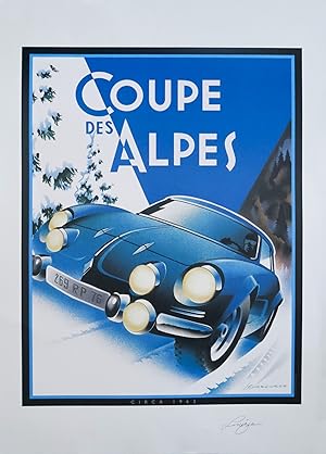 2007 Affiche Originale, Coupe des Alpes circa 1963 - Alain Lévesque