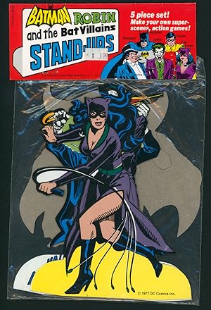 Batman Robin and the Bat Villains Stand-Ups Five Piece Set in Sealed Package