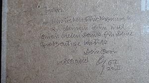 Original written letter by Oskar Kokoschka (Dein Ossi) to his Dutch friend Frans Duister